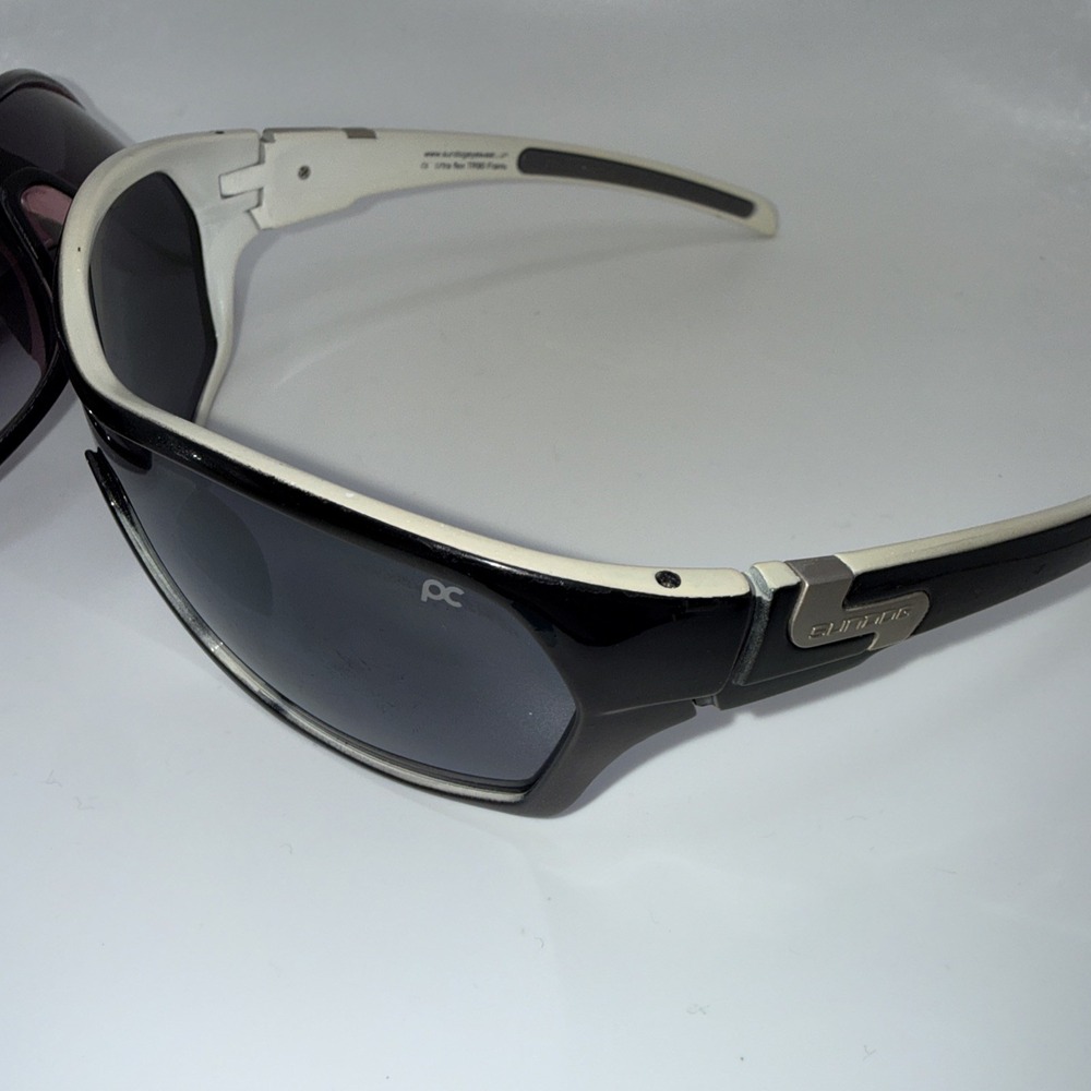 Sundog Paula Creamer Sunglasses -2 Pairs Strive 47005-black/white & black/rose - Picture 3 of 12